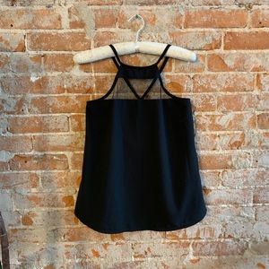 485. Spaghetti Strap Tank Top - Black